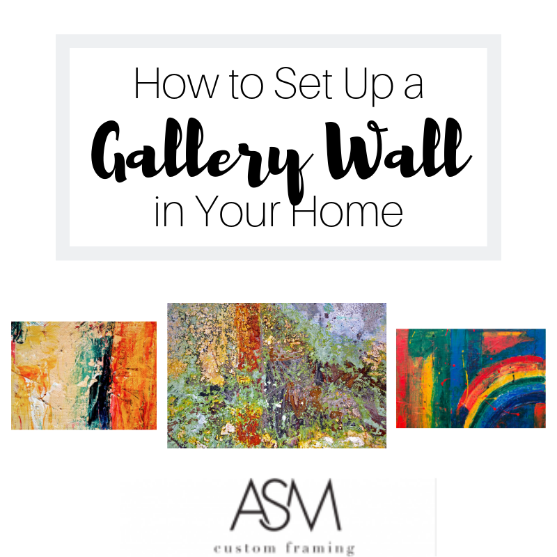 how to set up a gallery wall in your home
